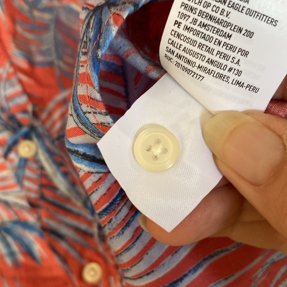 AMERICAN EAGLE Palm Tree Shirt - Picture 6 of 11